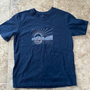 L.l.Bean Navy Graphic T-shirt 14-16